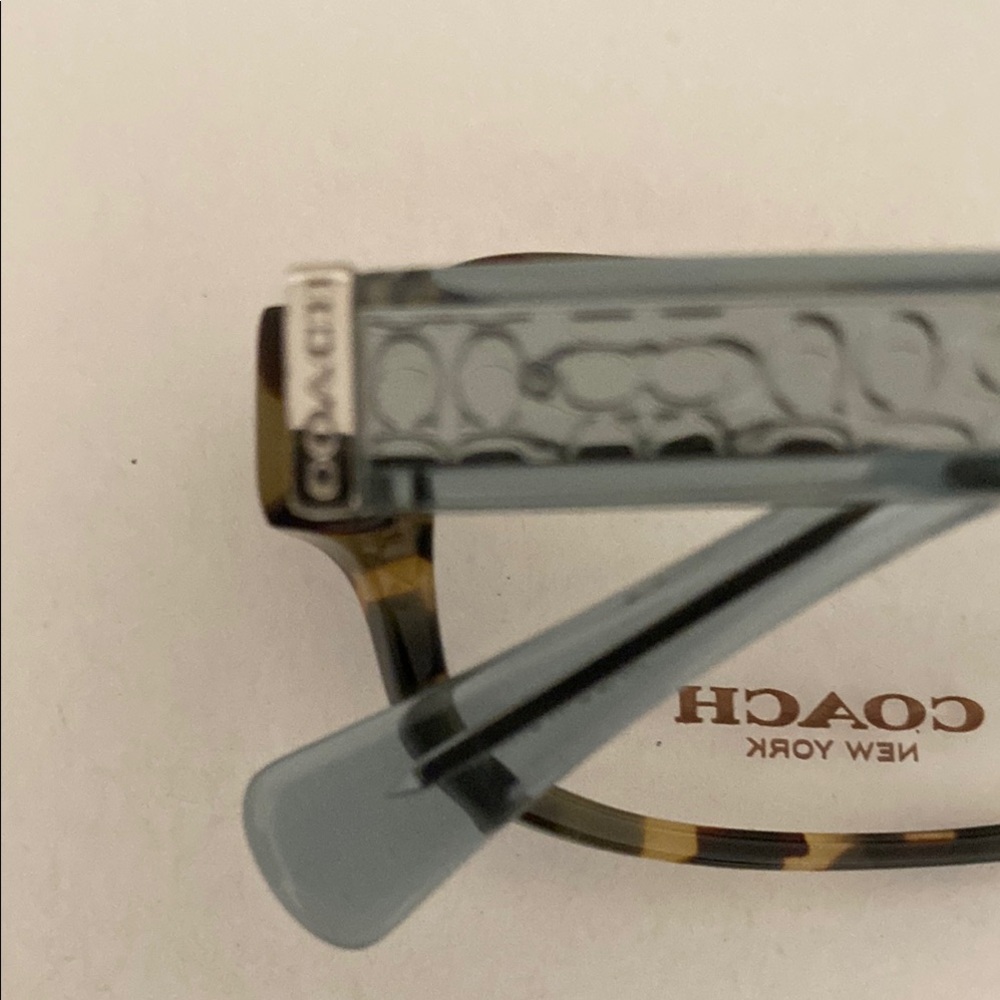 Coach Brown and Tan Glasses with Signature Case - Picture 4 of 9